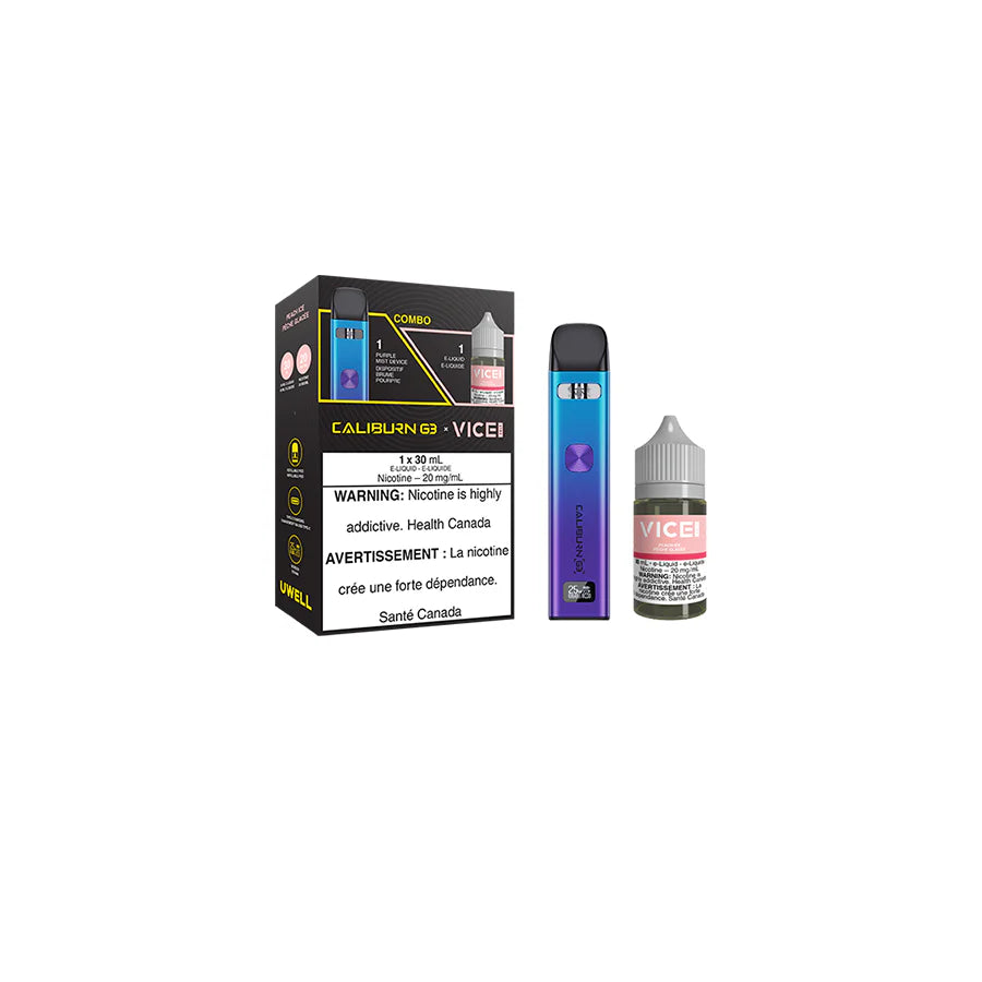 UWELL CALIBURN G3 POD KIT AND SALT E-LIQUID BUNDLE