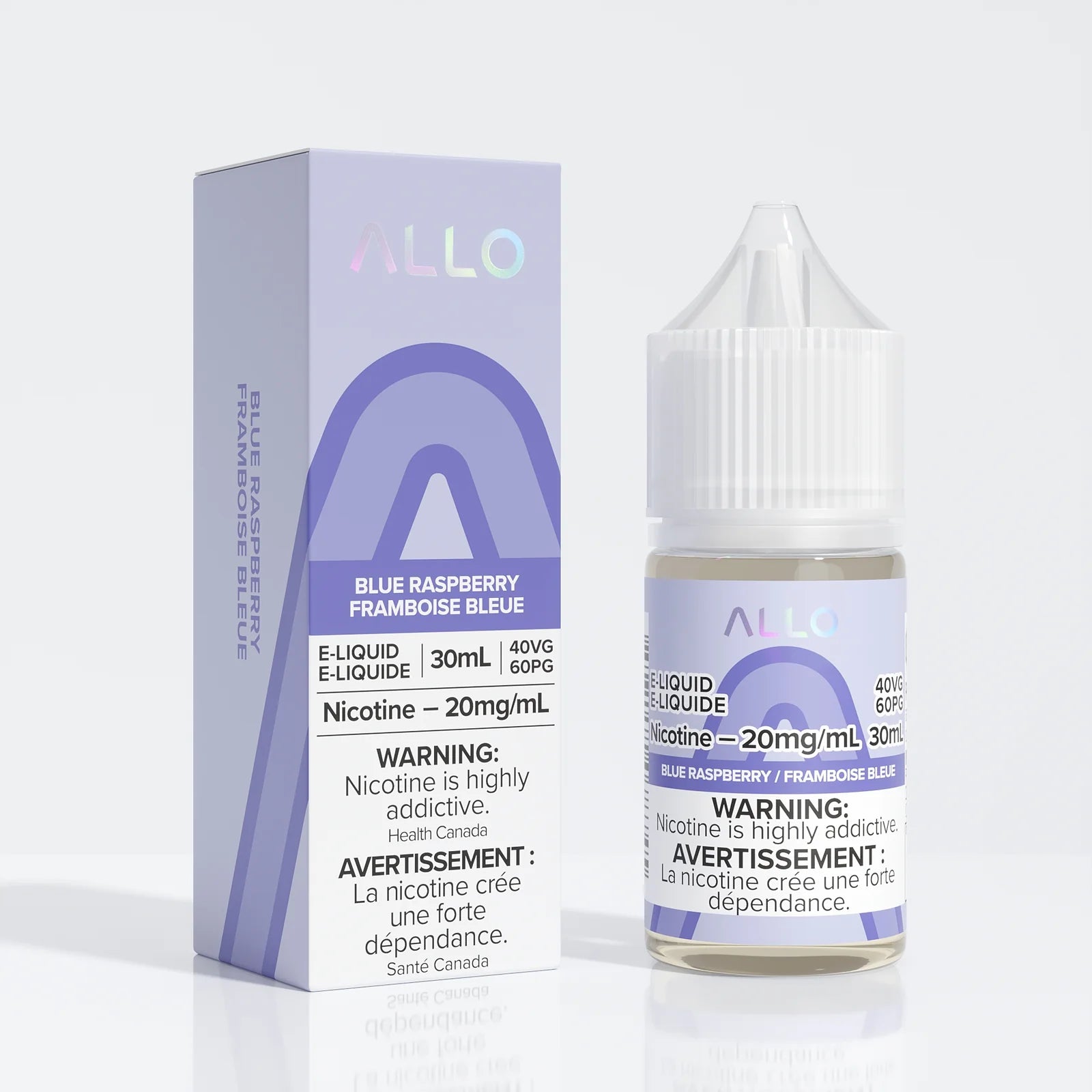 Allo E-Liquid Bottle - Blue Raspberry