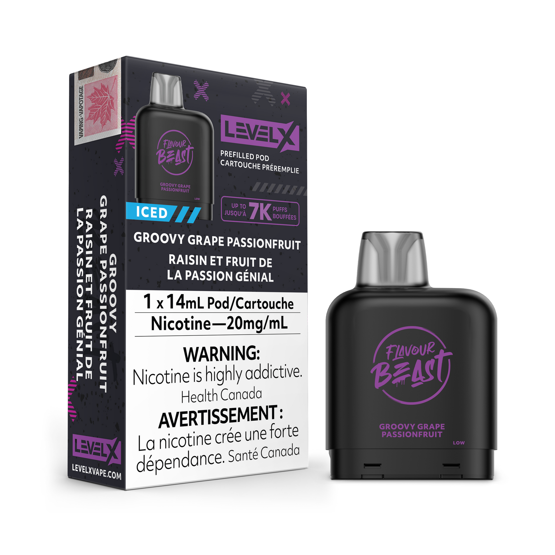 Adjustable Airflow for Customized Vaping Experience - Groovy Grape Passionfruit